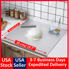 304 Stainless Steel Chopping Board Large with Lid Non Slip for Kitchen Counter