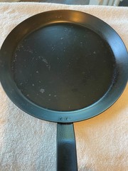De Buyer Blue Carbon Steel Crepe Tortilla Omelet Pan 9.5” France