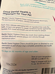 ORAVET Dental Hygiene Chews for Dogs, Oral Care 14 Days Large Dogs, Over 50