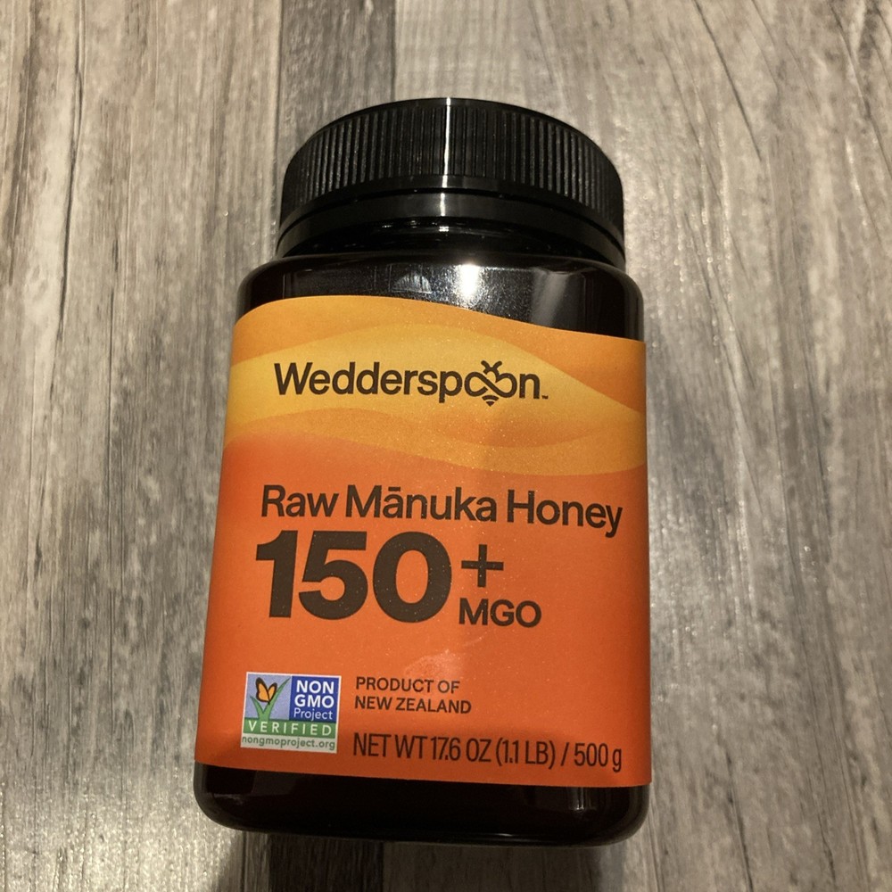 MANUKA HONEY WEDDERSPOON NEW ZEALAND RAW KFACTOR 16. 17.6 oz 500 g 1.1 Lb Kosher