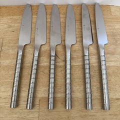 Gourmet Settings TRAFFIC 18/10 Stainless Flatware 6 Dinner Knives 9″