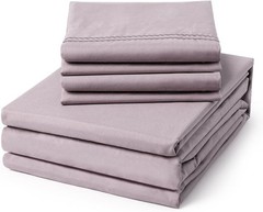 4/6 Piece Soft Microfiber Sheet Set Deep Pocket Bedding Easy Care – ClevaHome