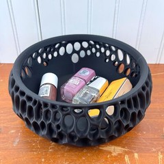 “Virus” Catch-All Bowl, Modern Decorative Bowl, Unique Hole Design