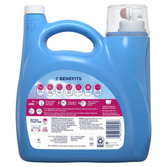 Liquid Fabric Softener and Conditioner, April Fresh Scent, 140 Fl Oz, 190 Loads
