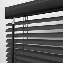 Window Mini Blinds – 1″ Mini Blinds – White, Black, Beige – 20″ – 44″ Wide!