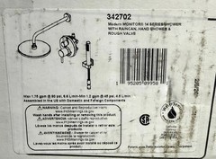 READ DESCRIPTION Delta 342702 Modern Monitor 14 Series Raincan Handshower Chrome