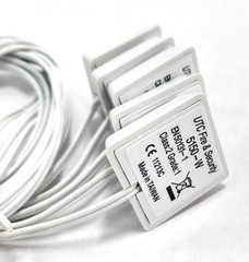 New Pack of 5 GE Security Sentrol 5150-W On The Glass Shock Break Sensors White