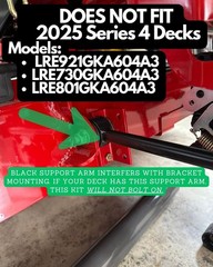Lawn Striper Kit for eXmark 60″ Lazer Ultra Cut Series 4 & 6, Years 2010 – 2022