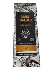Black Vinegar – 500mL Bottle in Soeos Box – Aged 3 Years, Non-GMO – Ex: 7/28