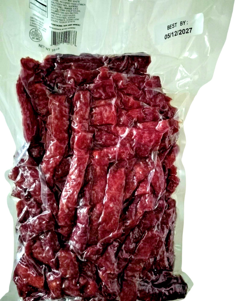 10 LB Dakota Trails Teriyaki Kippered Beef Jerky Bits