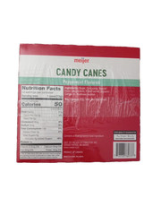 Peppermint Candy Canes Pack of 12 Red & White Meijer Holiday Christmas Sept 2026