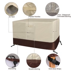 Upgrade Waterproof Garden Patio Furniture Cover Rectangular Table Dust Protector