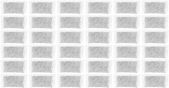 Activated Charcoal Water Filters For Megahome Countertop Water Distiller, 36 pcs