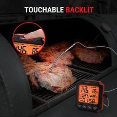 ThermoPro TP716 Digital Thermometer Oven Safe Backlit Display Precise CookingBBQ
