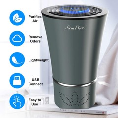 10Ft² Small Room Air Purifiers for Allergies Pets Hair Odor, H13 True HEPA