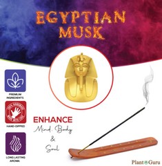EGYPTIAN MUSK Incense Sticks 11″ Bulk Pack Wholesale Hand Dipped Lot