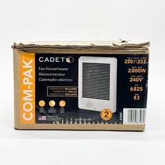 Cadet CSC202TW 67507 Wall Fan Heater, 2000 Watt, 240 V, White