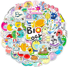 200 PCS Biology Vinyl Stickers for Kids Teens Adults – Microbiology Decals
