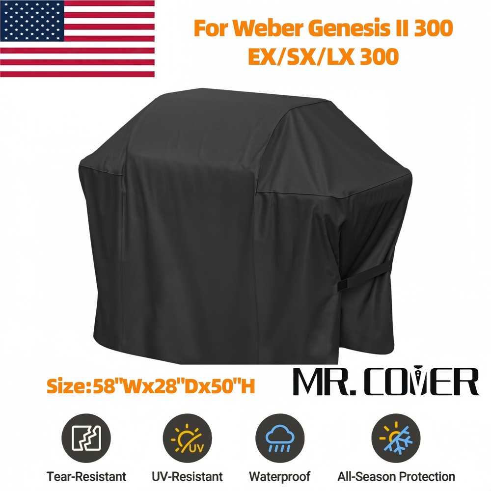 MR.COVER Weber Genesis II 300 Series Premium Grill Cover for Weber 7130 Cover
