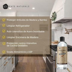 Mineral Oil for Wood Cutting Board, Butcher Block, and Knife. Food Grade Mineral
