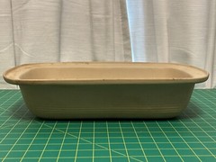 PAMPERED CHEF Family Heritage Classics STONEWARE Rectangular Lid Bowl Baker 1435