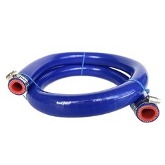 High Temp Reinforced Silicone Heater Tubing Hose 16MM (5/8″) X 3.28FT Blue