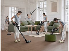 Samsung Bespoke Jet™ Cordless Stick Vacuum with Clean Station – Misty White