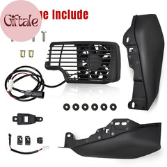 Coolflow Fan for Road Glide, Oil Cooler Fan with Heat Shield for Harley Touring