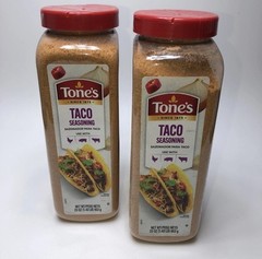 **2 Packs**Tone’s Taco Seasoning ( 23 oz. Each) ~ Expires 10/2026 or Latest
