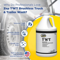 Zep T’N’T Truck and Trailer Wash – 1 Gallon (Case of 4) 37624