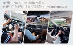 6x Car Vent Clip Air Freshener Aromatherapy Scent Diffuser Truck Odor Eliminator