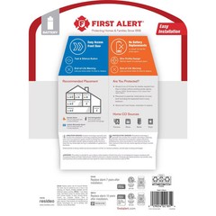 First Alert 8E Photo Micro Smoke Detector 10 Year Battery