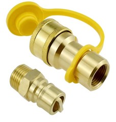 1/2″ QDD LP Gas Quick Connect Fittings with Male Insert Plug Natural Gas Propane