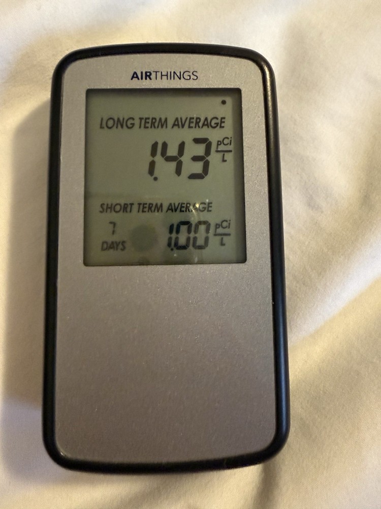 Airthings Corentium Home Digital Radon Gas Detector – TESTED & WORKING