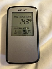 Airthings Corentium Home Digital Radon Gas Detector – TESTED & WORKING
