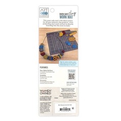 Polymer Clay Non-Stick Baking Mat Oven Safe Work Surface W/ Measuring Grid New