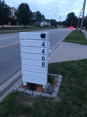 4 inch Modern House Address Numbers Letters, color choices
