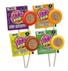 Hola Pop Hard Candy Lollipops with Dried Salted Apricot – 36 Count