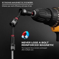 80-Piece Premium Magnetic Impact Nut Driver Set Metric & SAE with Socket Adapter