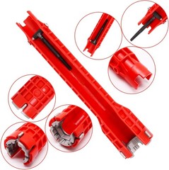 8 IN 1 Multi tool Faucet Sink Installer Pipe Wrench For Plumbers & Homeowners