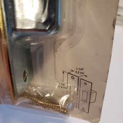 Prime-Line High Security Box Strike 4.875 in. H x 1.25 in. in. L Brass New