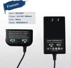 2Pack 18V for Black & Decker HPB18 18 Volt Battery/Charger HPB18-OPE 244760-00