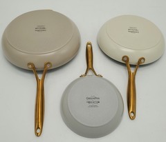Nice In Box GreenPan Jewel Pro Ceramic Non-Stick 3-piece Fry Pan Set