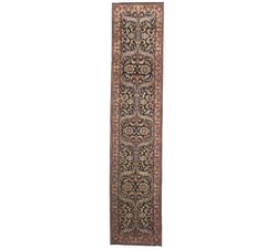 Agra Jaipur 3X12 Oriental Runner Rug Wool Hand-knotted Floral Hallway Carpet