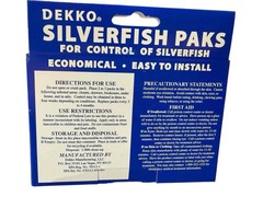 1 Box DEKKO Silverfish Control, Box of 24 Paks Packs , Pest Control – Bait
