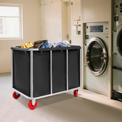 Commercial Laundry Cart with Wheels, Laundry Cart, Laundry Cart?for Home Hotel