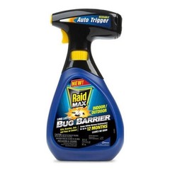 2x Raid Max Bug Barrier Indoor/Outdoor 30 Fl Oz with Reusable Auto Trigger