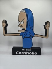 Beavis Cornholio TP Holder for Bathroom Decor, 90s Pop Culture Beavis and Butt-