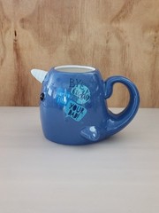 Silver Buffalo Blue Ceramic 20 oz. Unicorn Large Coffee Mug Hand wash Only (M33)