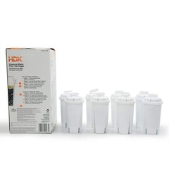 HDX Water Pitcher Replacement Water Filter Cartridges, BPA Free (8-Pack)